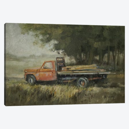 Farm Truck Canvas Print #MYY11} by Mary Hubley Art Print