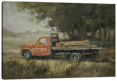 Farm Truck Canvas Art Print - Trucks