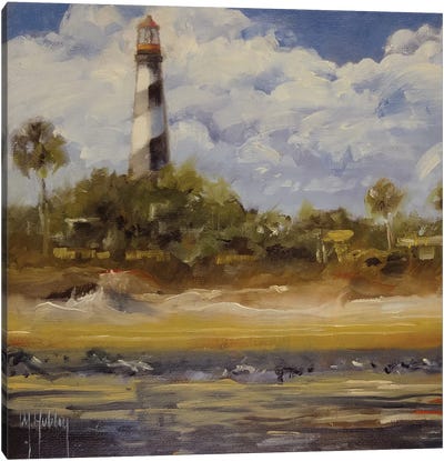Lighthouse Whispers Canvas Art Print - Mary Hubley
