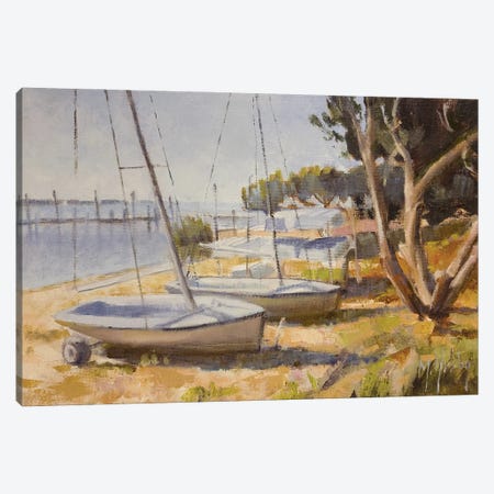 A Little Sail Canvas Print #MYY1} by Mary Hubley Canvas Print