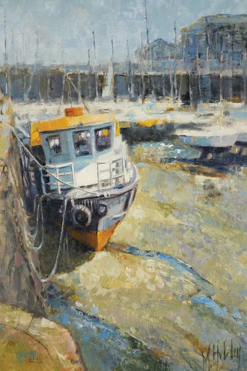 Low Tide Harbor by Mary Hubley wall art