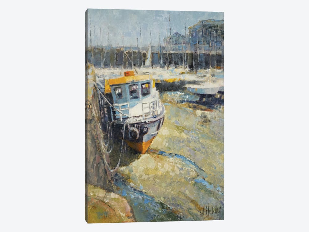 Low Tide Harbor by Mary Hubley 1-piece Canvas Art Print