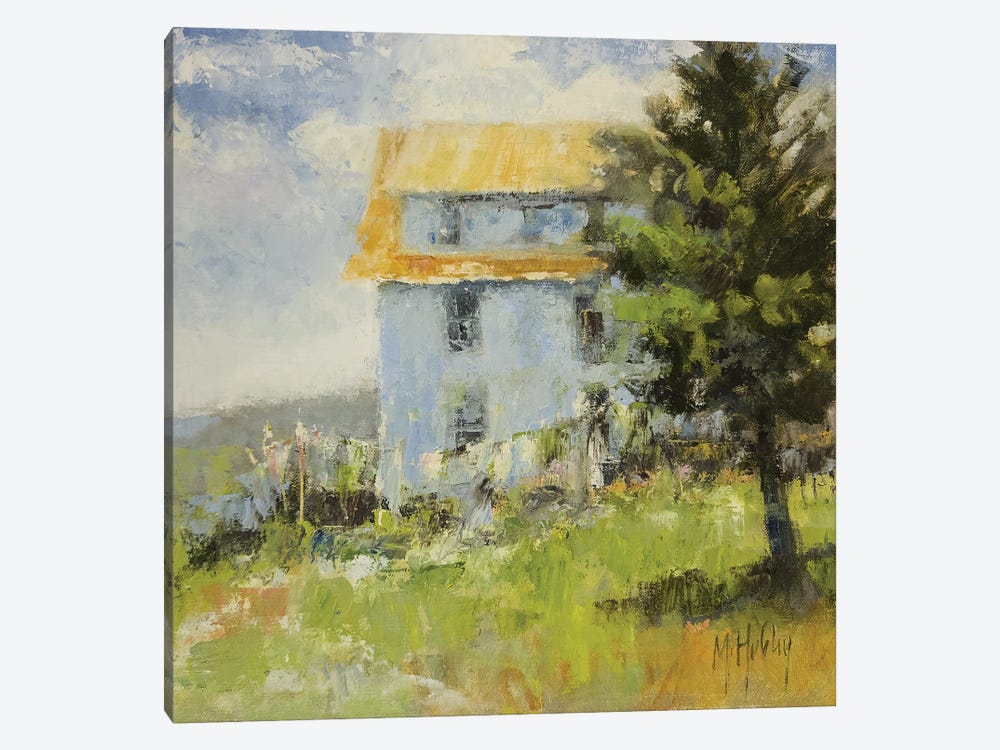 Monhegan View by Mary Hubley 1-piece Canvas Print