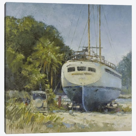 Sailboat Season Canvas Print #MYY25} by Mary Hubley Canvas Print