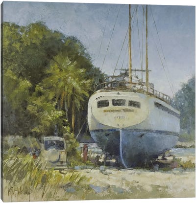 Sailboat Season Canvas Art Print - Mary Hubley