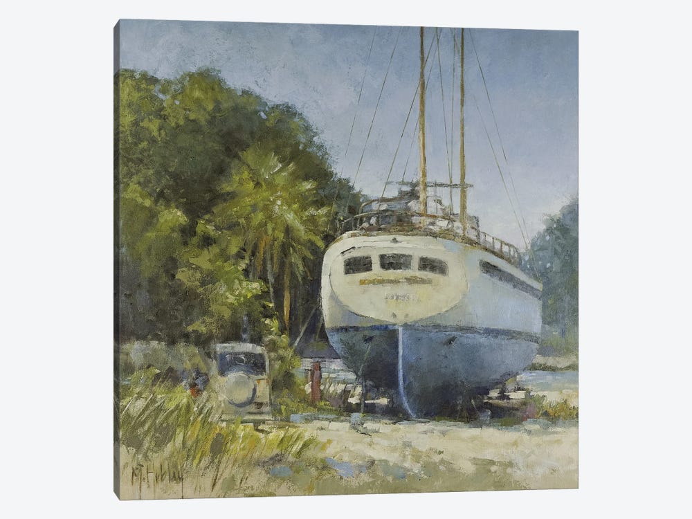 Sailboat Season by Mary Hubley 1-piece Canvas Art
