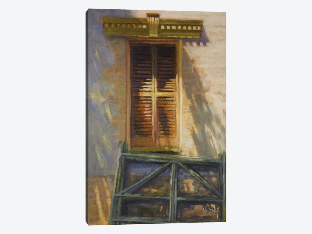 Window Trim by Mary Hubley 1-piece Canvas Print
