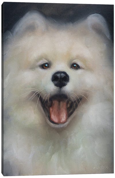 Puffy Fluffy Canvas Art Print - Alona M