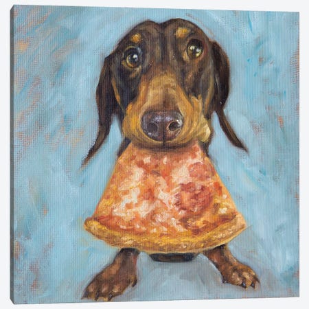 Pizza Delivery Canvas Print #MZA15} by Alona M Canvas Art