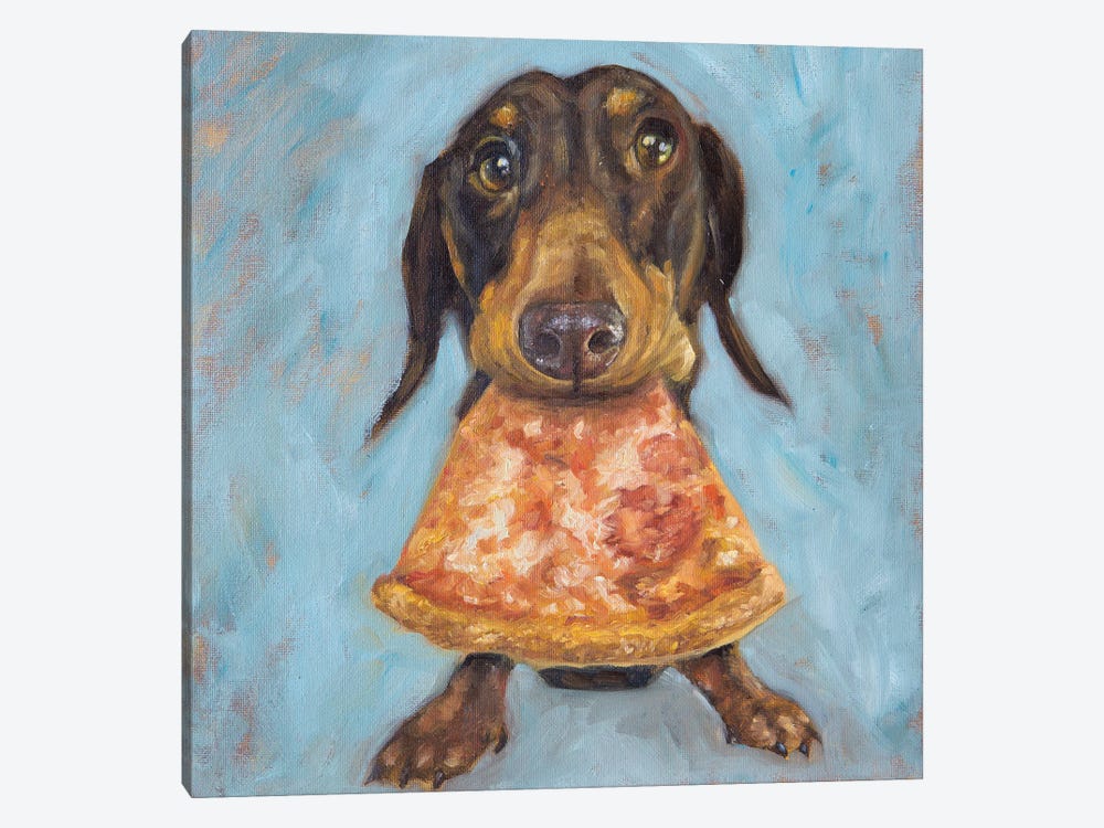 Pizza Delivery by Alona M 1-piece Canvas Print