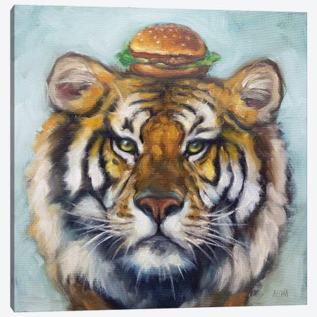 Burger Queen Canvas Print #MZA20} by Alona M Canvas Artwork