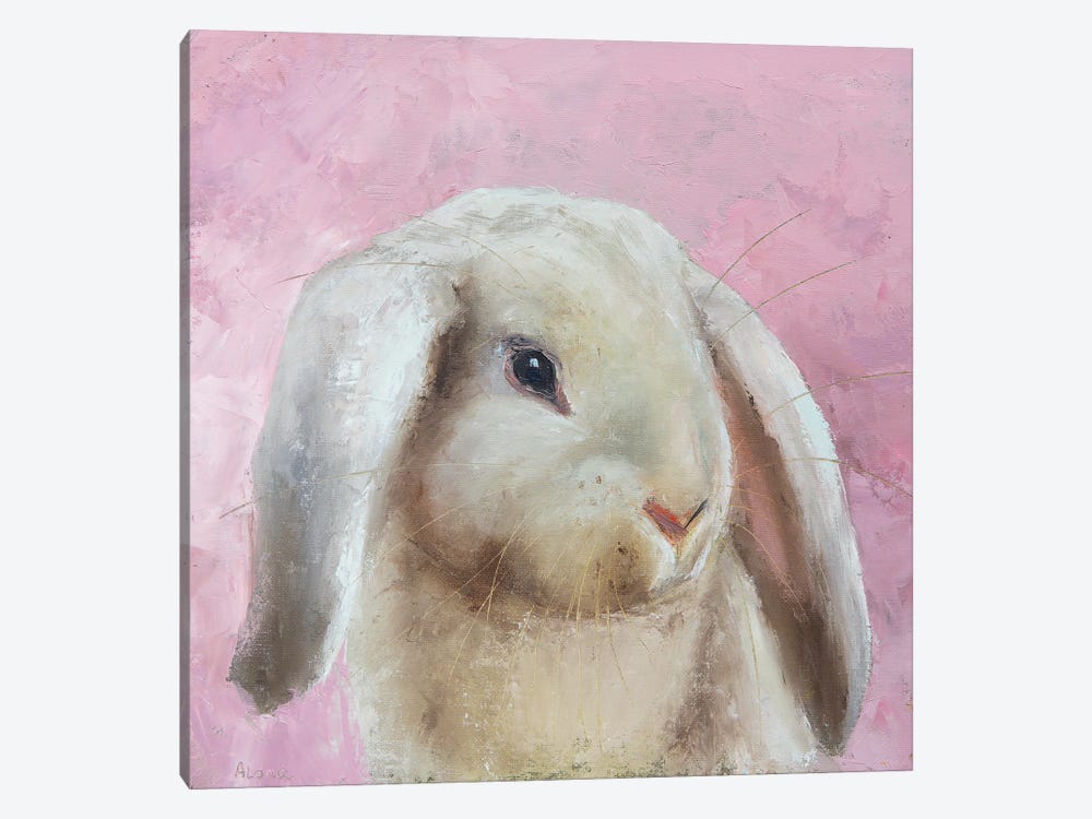 Pearl Rabbit by Alona M 1-piece Canvas Artwork