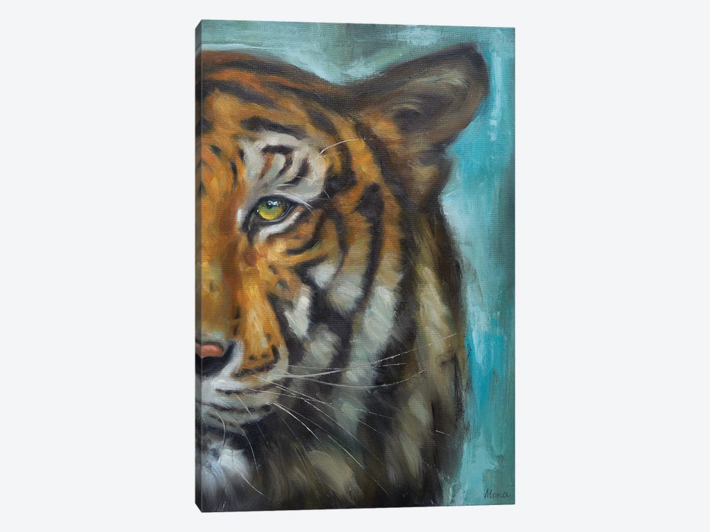 Tiger by Alona M 1-piece Canvas Art Print