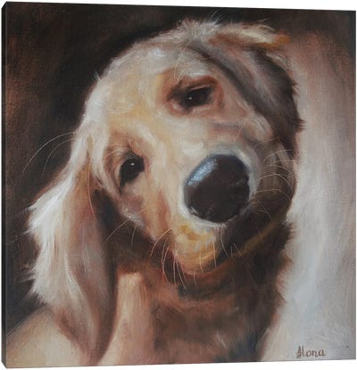 Learning To Understand Canvas Art Print - Puppy Art