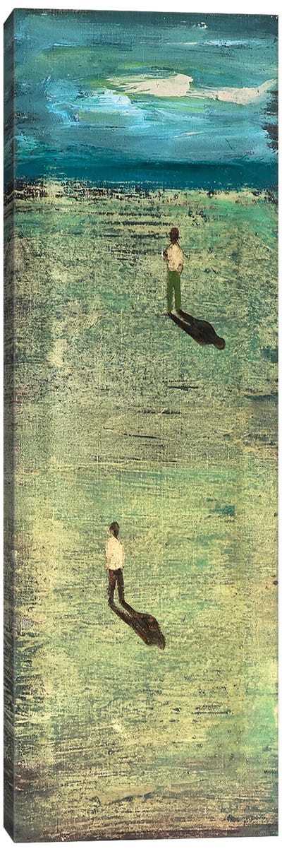 Landscape IV Canvas Art Print - Celery