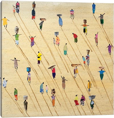 African Sellers Canvas Art Print - Marcos Zrihen