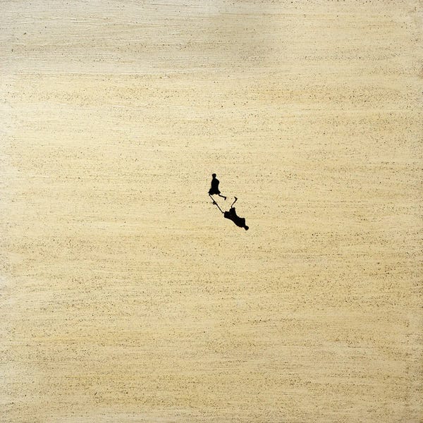 Minimalist Paintings: Runner by Marcos Zrihen