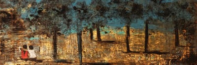 Mosaique I by Marcos Zrihen framed canvas print