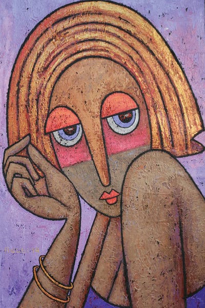 Waiting For You by Adubi Mydaz Makinde canvas print