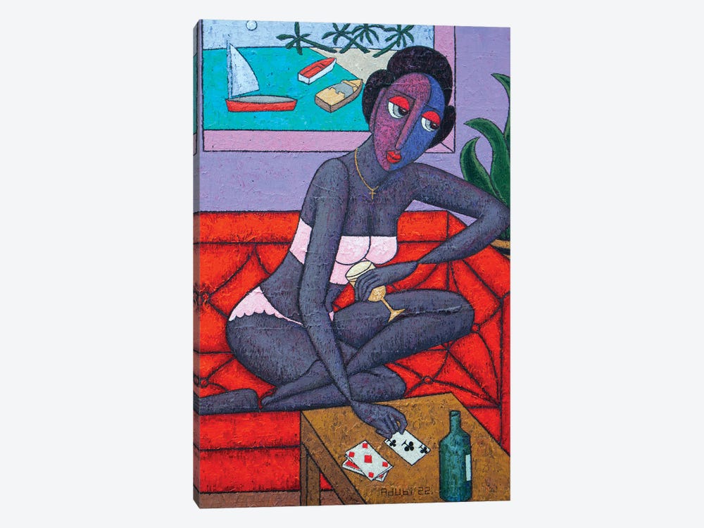 A Moment With Me by Adubi Mydaz Makinde 1-piece Canvas Art Print