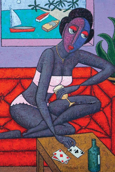 Fine Art Print: A Moment With Me by Adubi Mydaz Makinde