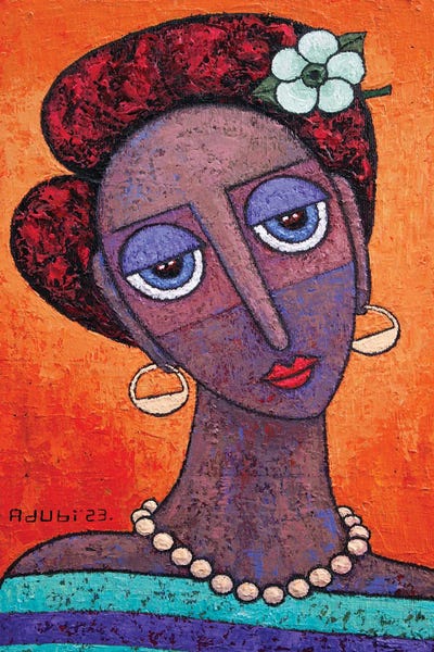 All Things Picasso: Portrait Of A City Girl by Adubi Mydaz Makinde