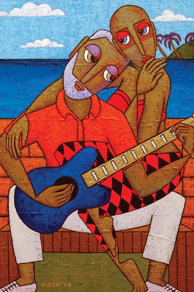 Fine Art Print: With His Song by Adubi Mydaz Makinde