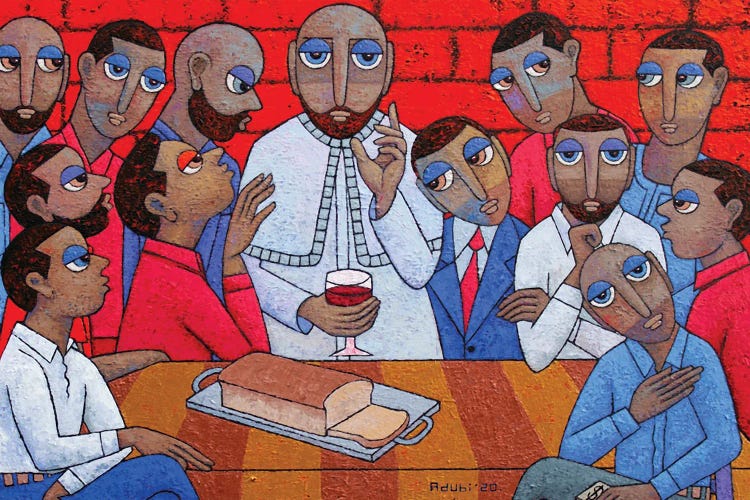 The Last Supper by Adubi Mydaz Makinde wall art