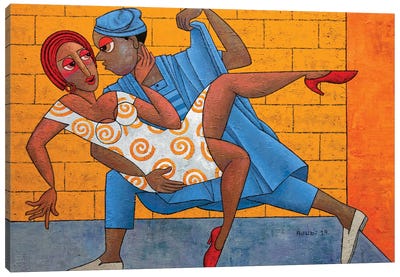 Tango Canvas Art Print - Adubi Mydaz Makinde