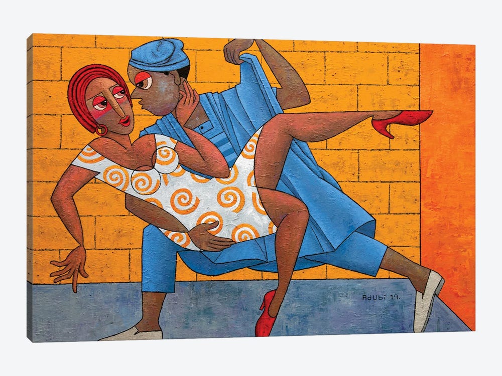 Tango by Adubi Mydaz Makinde 1-piece Canvas Print