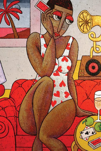 Fine Art Print: Table Of Cards by Adubi Mydaz Makinde