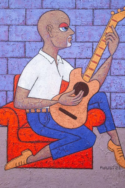 Guitars: Mr Martins Is A Guitarist by Adubi Mydaz Makinde