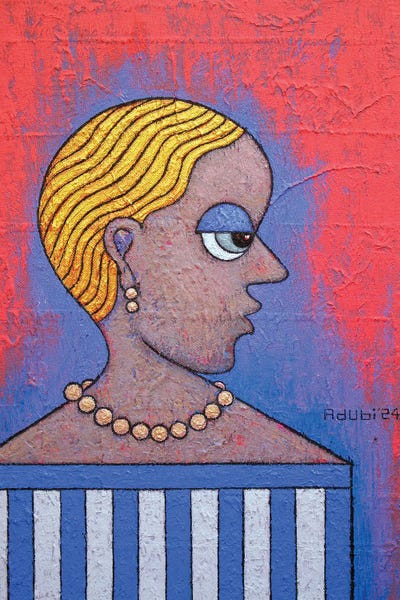 Stripes: Binary Lady by Adubi Mydaz Makinde