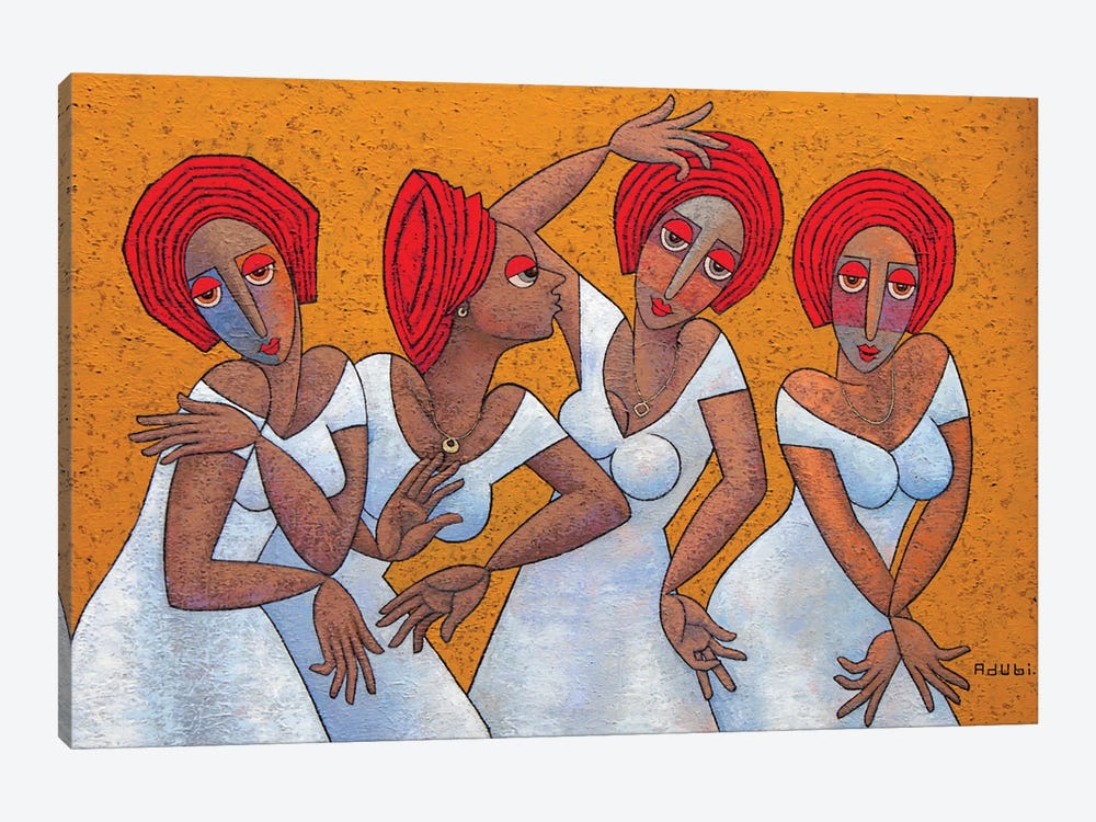 Bridal Party by Adubi Mydaz Makinde 1-piece Canvas Print