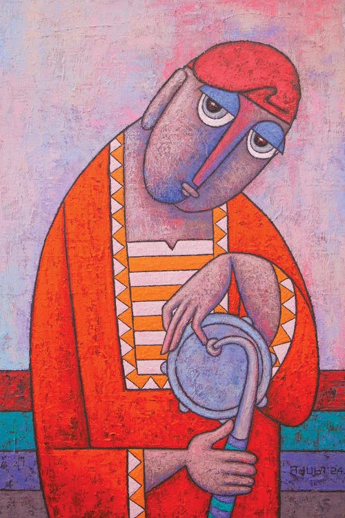 Celebration Drummer by Adubi Mydaz Makinde wall art