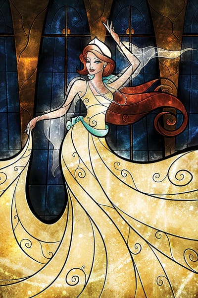 Once Upon A December by Mandie Manzano metal wall art