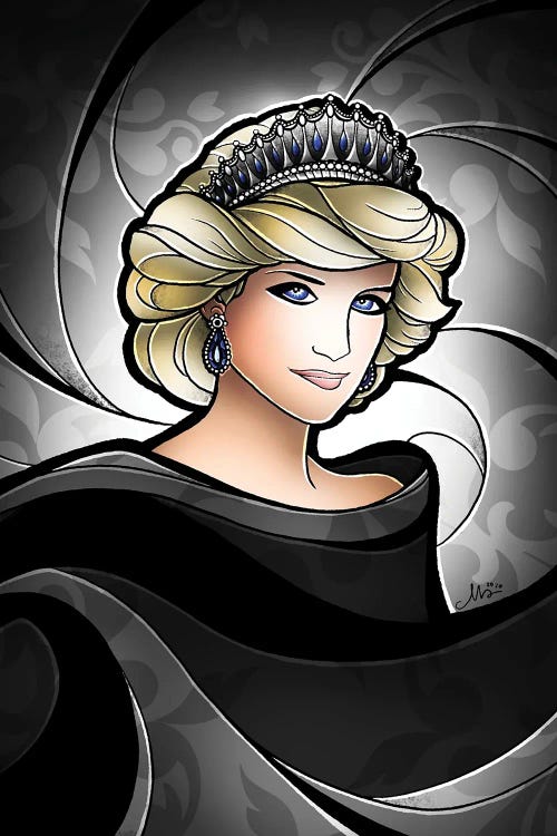 The Peoples Princess by Mandie Manzano wall art