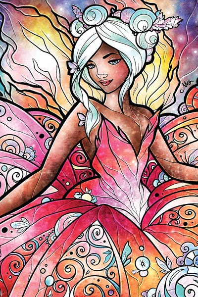 The Sugar Plum Fairy by Mandie Manzano metal wall art