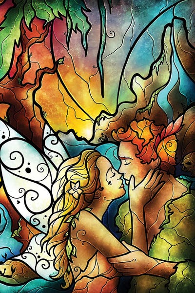 The World Was Ours by Mandie Manzano metal wall art