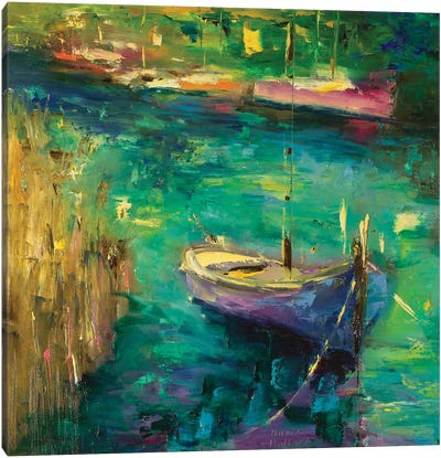 Boat Canvas Art Print - Mariusz Piatkowski