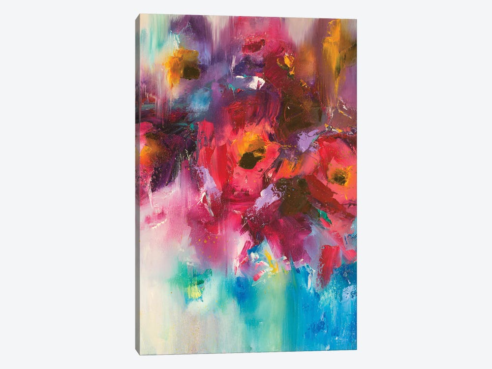 Abstract Flowers by Mariusz Piatkowski 1-piece Canvas Print