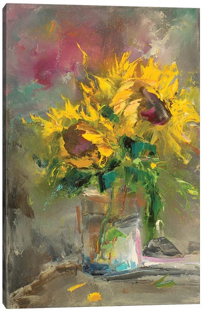 Sunflowers Canvas Art Print - Mariusz Piatkowski