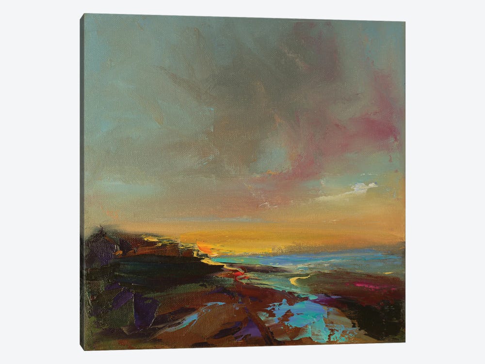 Sunrise Seascape by Mariusz Piatkowski 1-piece Canvas Art Print