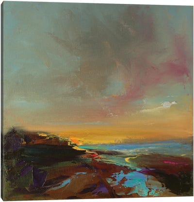 Sunrise Seascape Canvas Art Print - Mariusz Piatkowski
