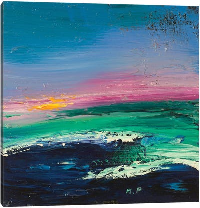 Turquoise Seascape Canvas Art Print - Mariusz Piatkowski