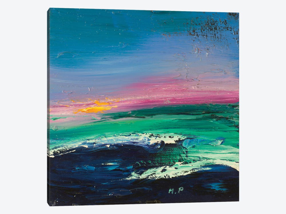 Turquoise Seascape by Mariusz Piatkowski 1-piece Canvas Artwork