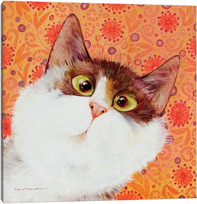 Oh! Canvas Art Print - Siamese Cat Art