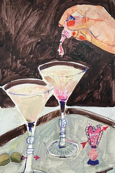 Cocktails & Mixed Drinks: Love Potion by Anastasia Mazur-Skrobova