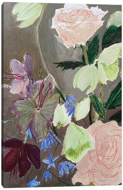 Floral Sketch I Canvas Art Print - Anastasia Mazur-Skrobova