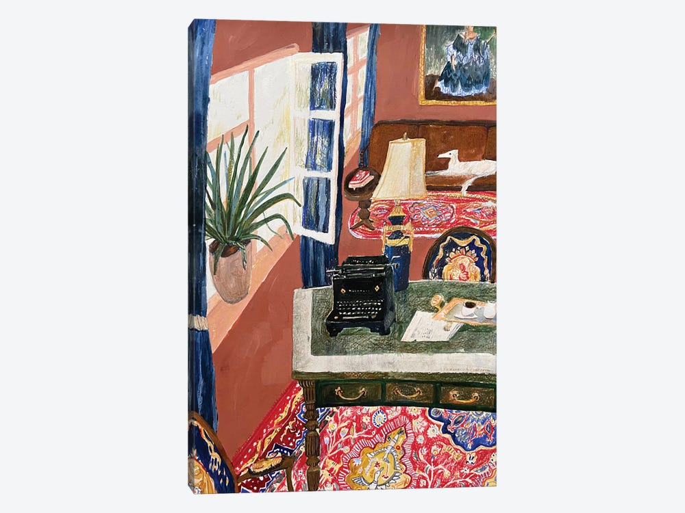 Home Office by Anastasia Mazur-Skrobova 1-piece Canvas Print